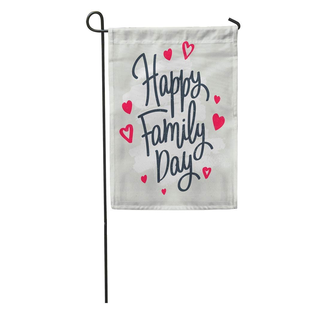 Amazon Com Speeon Garden Flag Happy Family Day Excellent On Gray