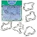 Transportation/Vehicles Cookie Cutters - 5 Piece Boxed Set - Car, Airplane, Train, Truck, Tractor - Ann Clark - US Tin Plated Steel