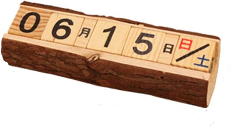 Amazon カレンダーブロック 木製万年暦 木製永久デスクブロックカレンダー ホームとオフィスの装飾 木製ブロック永久月 日付 曜日タイルカレンダー デスクトップアクセサリー 贈り物 卓上カレンダー 純木 16 5x5 5x4 5cm カレンダー 文房具 オフィス用品