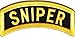 Sniper Rocker Patch - By Ivamis Trading - 3x1.5 inch