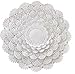 The Baker Celebrations Round paper Lace Table Doilies - 4 5 6 8 10 and 12 inch Assorted Sizes White Decorative Tableware Placemats (Variety pack of 120 - 20 of each)