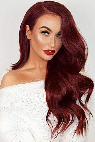 Amazon Com Hetto Micro Ring Human Hair Hair Extensions 99j Wine