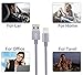 LTI-Direct KARL-0004 iPhone/iPod/iPad Charger Cable Premium Quality, Certified 8 Pin Nylon Braided Sync Charger Data Transfer for iPhone 7/7S Plus/SE/6/6S Plus/5S/5C/5 - Grey - 3 Piece