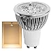 110V 4W GU10 LED Bulb - 3200K Warm White LED Spotlight - 50Watt Equivalent - 330 Lumen 45 Degree Beam Angle