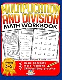 Multiplication and Division Math Workbook for 3rd