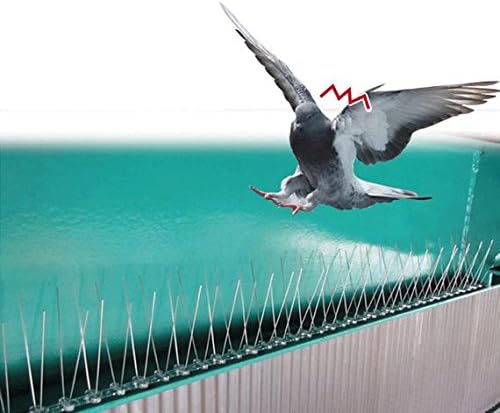 Yostopper 11 Kit Stainless Steel Bird Spikes Defender Size:50, White