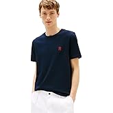 Tommy Hilfiger Mens Short Sleeve Cotton Graphic T-Shirts with Embroidered Monogram Logo