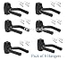 Guitar Hanger Holder Rack Wall Mount Display-Fits ALL size Guitars, Saving Alternative to Display Case (6 Hanger Pack)
