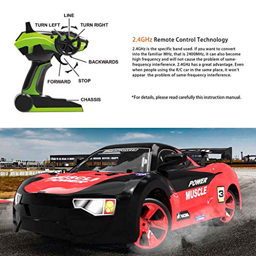image for Binory High Speed Racing Car Climbing Remote Control RC Electric Car O