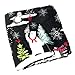 Morgan Home Winter Christmas Polar Bear Penguin Snowflake Throw Blanket, 50-inch x 60-inch