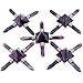 Rockcloud Pyramid Energy Generator, Reiki Chakra Healing Crystal Stone,Amethyst