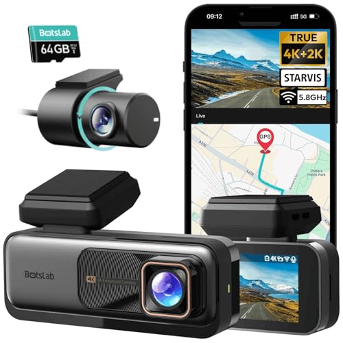 BOTSLAB G980H 4K STARVIS Dash Cam Front