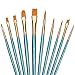 Paint Brush Set, Winlip 10pcs Professional Paint Brushes Artist for Watercolor Oil Acrylic Painting