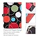 Apple iPad Pro 10.5 Case - ProCase Stand Folio Case Cover for Apple iPad Pro 10.5 Inch 2017, with Multiple Viewing Angles, Document Card Pocket (Circles)