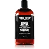 Brickell Men's Invigorating Body Wash for Men, Natural and Organic Deep Cleaning Shower Gel with Aloe, Glycerin, and Jojoba, Sulfate Free, Scented (Tropical Teakwood, 16 oz)