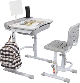 grey kids desk