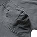 David Archy 4 Pack Men's Ultimate Classic Cotton Trunks with Support Pouch(L,Dark Gray)