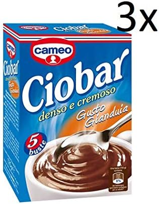 3X Cameo Ciobar Gianduia hot istant gianduja Chocolate 125g 5 Bags