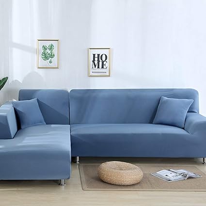 ngmz funda de sofa sofa esquinero funda protectora fundas de muebles elasticas color elastico para sala de estar azul 1 asiento