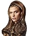 Mia Jumbo Braidie, Braided Hair Accessory Made of Synthetic Wig Hair, Medium Brown, 3/4 Inch Wide, for Women, Teens, Girls 1pc