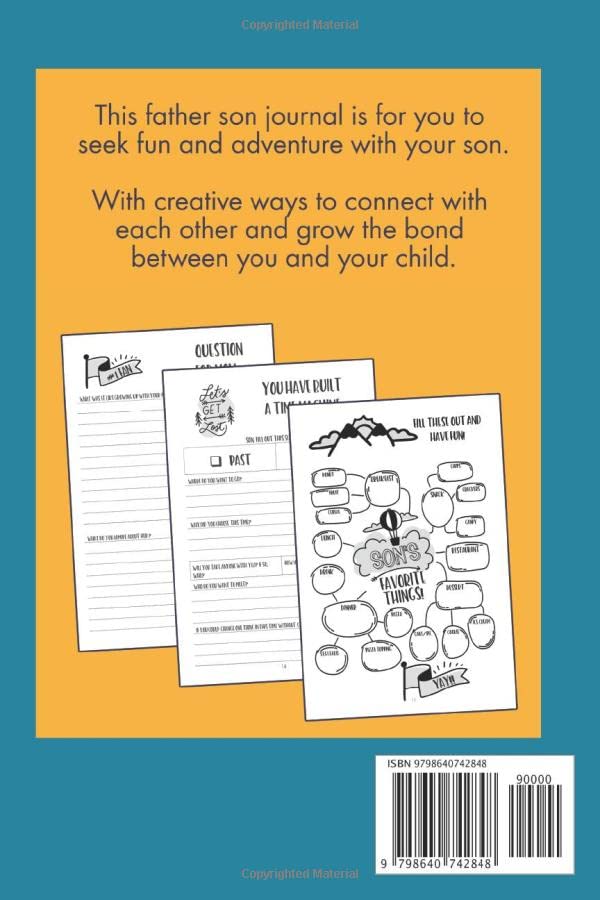 Father and Son Journal Pass Back and Forth Between You and Me Journal