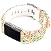 Bands for Fitbit Charge 2, Classic Fitness Replacement Accessories Wrist Band for 2016 Fitbit Charge 2 HR (Flower-06)