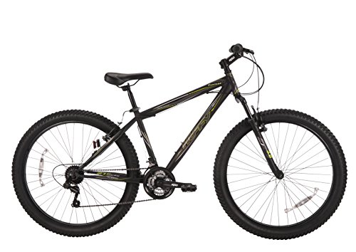 Huffy Bicycle Company Men's Vantage 3.0 Mountain Bike, Satin Pure Black, 27.5