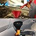 FEBSNOW Round Windshield Ice Scrapers - Magic Cone-Shaped Car Windshield Ice Scrapers, Car Snow Removal Shovel(2 Pack)