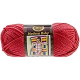 Lion Brand Yarn 924-113 Modern Baby Yarn, Red