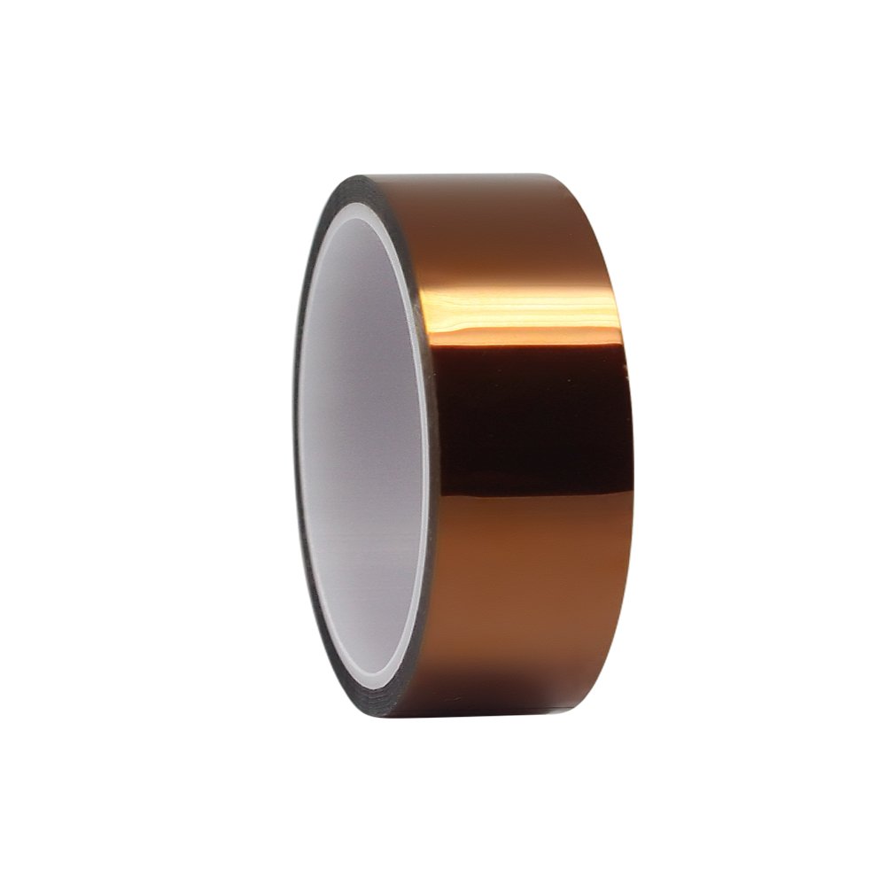 Accessotech 100ft Heat Resistant High Temperature Polyimide Tape Hot for Masking Soldering, Powder Coating, Sublimation and Insulating Circuit Boards 5/10/15/20/25/30/40/50mm (40mm)