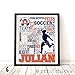 PrintChicks -Soccer Typography Personalized Print - Wall Art Decor Poster Team Gift SHIPS 1-2 DAYS ARRIVES BEFORE CHRISTMAS!
