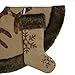 Valery Madelyn 21 inch Woodland Burlap Christmas Stockings with Snowflake and Faux Fur, Themed with Tree Skirt (Not Included)
