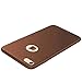 iPhone 7 Case, Yihailu Smoothly Rock Sand Matte Shield Hard Cover Skin Shockproof Ultra Thin Slim Full Body Protective Scratch Resistant Slip iPhone7 Cover (Frosted Brown)