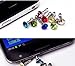 Leegoal Bulk 12 Colors Crystal Bling Metal Anti Dust Plug for Apple iPhone