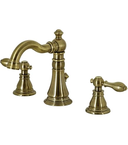 Robinetterie De Douche Kingston Brass KB3633PLSO - Tête De 2-1/4" - Finition Laiton Antique - Neuf