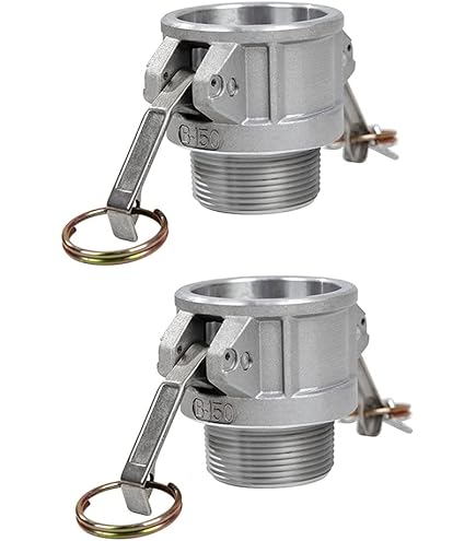 2 x 1-1/2 Type DA Aluminum Cam and Groove Reducer 2 Female 2 x 1-1/2 Type DA Aluminum Cam and Groove Reducer 2 Female