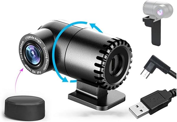 WUHUAROU Network High Definition Live Broadcast Computer Camera 90 Degree Wide angle Automatic Focus With Protective Cover Camera