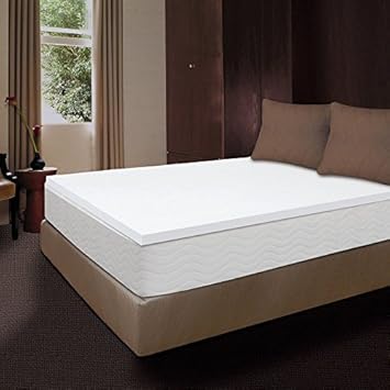 Amazon Com 1 1 2 Inch Memory Foam Mattress Topper Full By