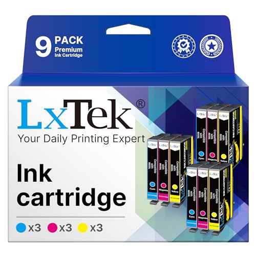LxTek Lot de 9 Cartouches d'encre 603 XL compatibles avec Epson 603 603 XL 603XL ‎Multipack pour Epson XP 3100 3105 pour Expression Home XP-3100 XP-3105 XP-4100 XP-4105 XP-2810 XP-2100