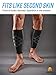 Sparthos Calf Compression Sleeve (Pair) – Leg Compression Brace for Men and Women – Shin Splint Calf Pain Relief Calves Blood Circulation Sports Support Running Walking Cycling Yoga (Black-M)