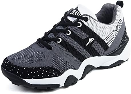 WalkWalk9 Men Ruber Screen Cloth Breathable Summer Shoes(8 US,Gray)