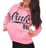 Generic Womens Chic Drawstring Long Sleeve Hooded Sweatshirt