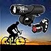 EraseSIZE Waterproof LED Bicycle Bright Bike Lamp Safe Riding Front Flashlight + Rear Light Set of Mountaineersthumb 4