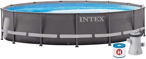 intex 26702np piscina desmontable redonda con depuradora 305 x 76 cm