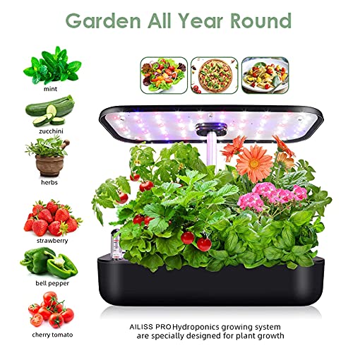 Hydroponics Growing System 12 Pods Herb Garden Indoor Herb Garden