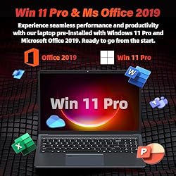 Rumtuk Ultra-Slim 15.6'' FHD Gaming Laptop, in tel