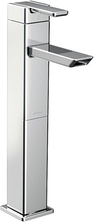 Moen S6711 90 Degree One Handle High Arc Bathroom Faucet Chrome
