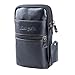 Hengwin Belt Clip iPhone XR Pouch Holster Leather Men Bag Belt Loop Cellphone Holster Case Travel Crossbody Shoulder Bag iPhone XS Max Waist Bag Fanny Messenger Purse Pack for iPhone 7 8 6s Plus + Key