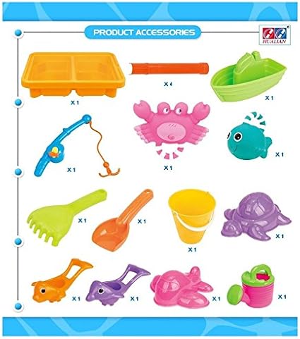 sand and water fishing table