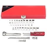 Wright Tool224 1/4" Drive 6 Point Standard and Deep Metric Socket Set (25-Piece)